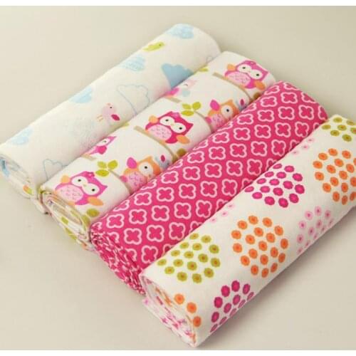 4pcs Baby Boys Girls Crib Sheets Cotton Newborn Swaddle Infant Bed Sheet Toddler Blankets Kids Bedsheet Children Bedding Sets