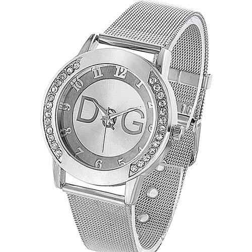 Reloj Mujer Luxury Brand Quartz Watches Fashion silver Stainless Steel Dress Women Wristwatches Clock Hot Sale Relogio Feminino