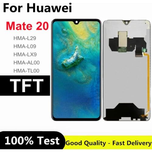 6.53" TFT For Huawei Mate20 Mate 20 HMA-L29 Display Screen Touch Digitizer Assembly For Huawei Mate 20 LCD Screen
