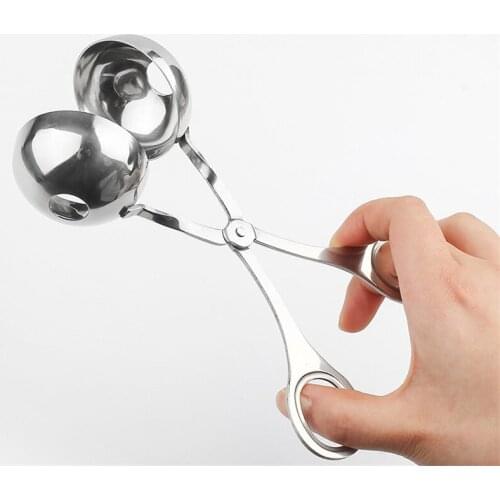 DIY ice cream mould Meatball clamping machine Stuffed meat ball machine DIY Fish Meat fish Beef balls Maker Meatball Mold Tools