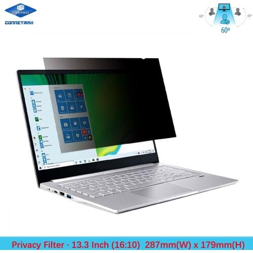 13.3 inch Laptop Privacy Filter Screen Protector Film for Widescreen(16:10) Notebook LCD Monitors