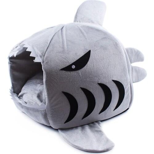 Pet Nest High Quality Fabric Fashion Cute Big Mouth Shark Four Seasons Universal Wash And Air Permeability Warm Comfortable
