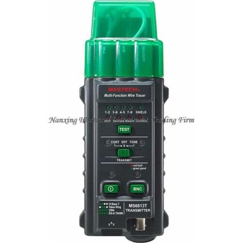 MASTECH MS6813 Network Cable Telephone Line Tester Detector Transmitter RJ45