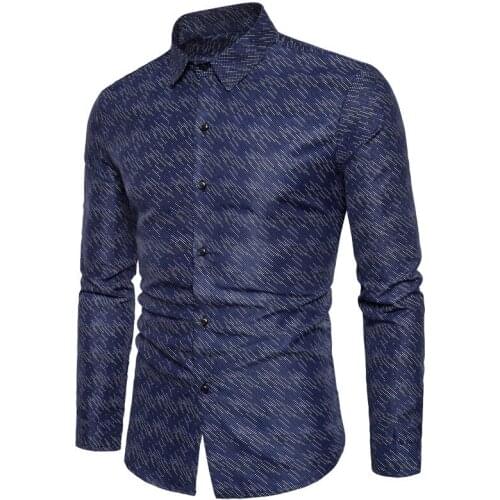 Men Plaid Shirts Brand S-XXL 2018 New Mens Dress Shirts Long Sleeve Slim Casual Black White Social Male Clothes Chemise Homme