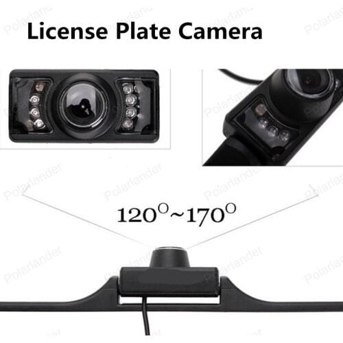 Back Up Parking Reversing cameraNight Vision License Plate Rear View Camera 120~170 Degree