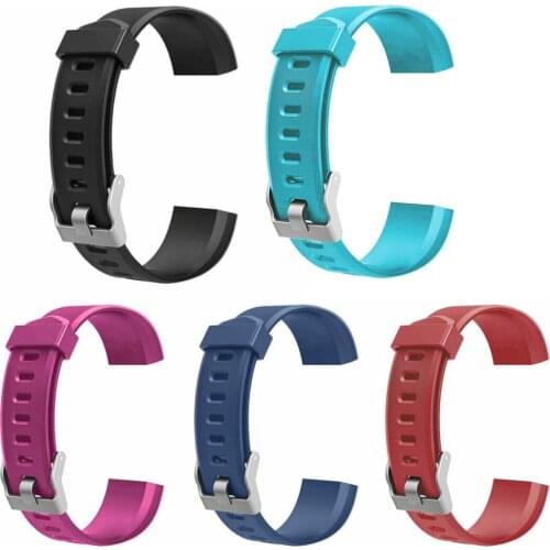 Replacement Strap For ID115 Plus Smart Bracelet Wristband Silicone Wrist Band Colorful Adjustable Breathable strap Watchband