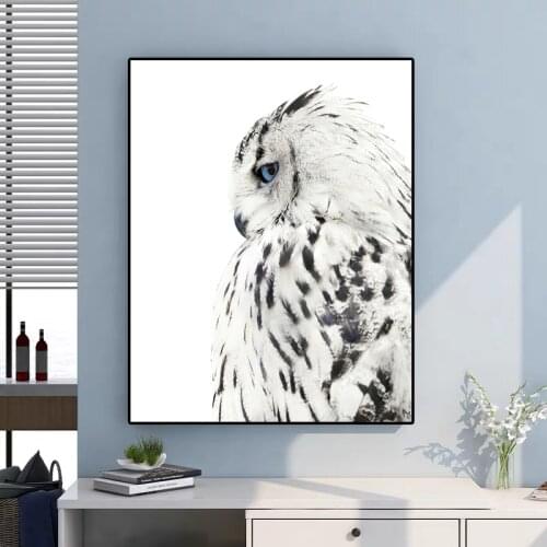 Modern Animal Owl Canvas Painting for Living Room Wall Art Posters Prints Nordic Simplicity Bedroom Home Decoration Pictures