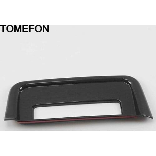 TOMEFON For Mitsubishi Outlander 2016 2017 Interior Accessories Cigarette Lighter Decoration Cover Trim ABS Original Plant Lines