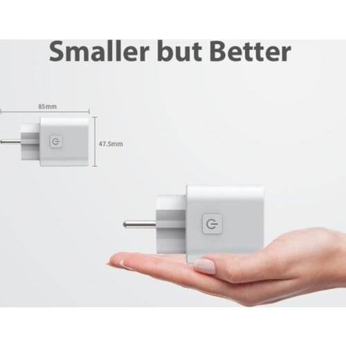 EU Plug Smart Socket eWeLink With Alexa/Google Home IFTTT Socket Phone Timing Switch Mini WIFI Plug Socket Smart Home Control