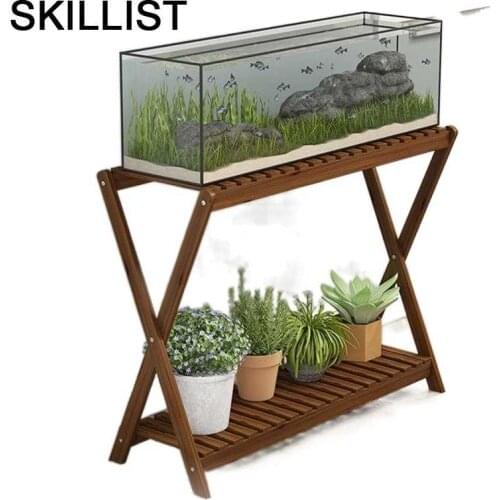 Plantenstandaard Balkon Estante Para Flores Wood Varanda Stojaki Na Kwiaty Outdoor Stand Dekoration Rack Flower Plant Shelf