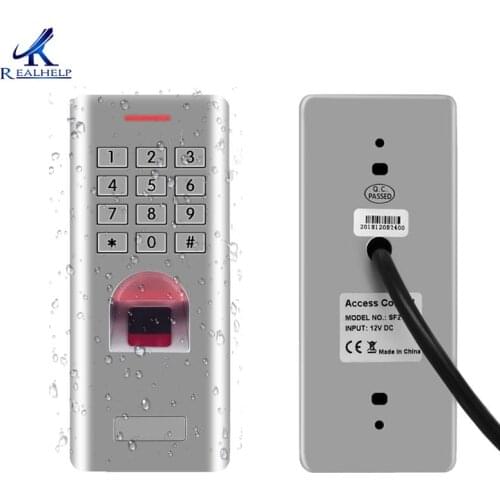 IP66 Waterproof Outdoor Fingerprint Access Control Biometric Fingerprint Reader Standalone Operation Wiegand 26 Output