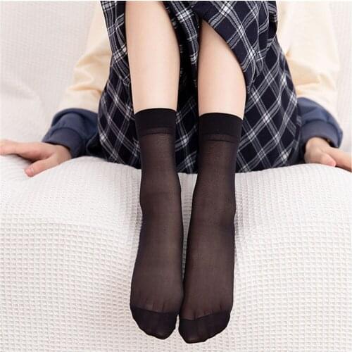 10 Pairs of Spring, Summer and Autumn Thin Wear-resistant Anti-hook Silk Socks Sexy and Interesting Stockings for Women
