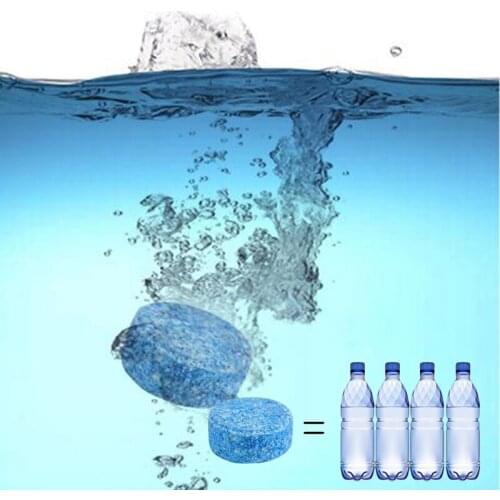 10pcs/lot New Arrival Auto Cleaner Windscreen Cleaning Compact Pills Effervescent Tablets Car House Glass Water Solid Wiper