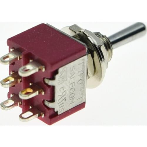 3x DPDT 3 Position ON OFF ON Guitar Mini Toggle Switch SALECOM Car/Boat Switches