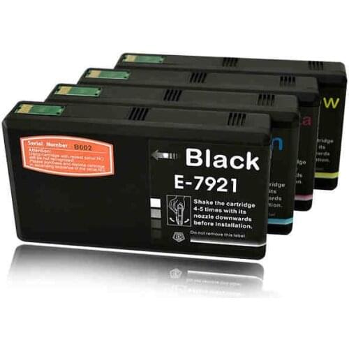 4pcs/Set For Epson Compatible Ink Cartridge T7922 T7923 T7924 T7921 use For Epson WorkForce Pro WF-5621