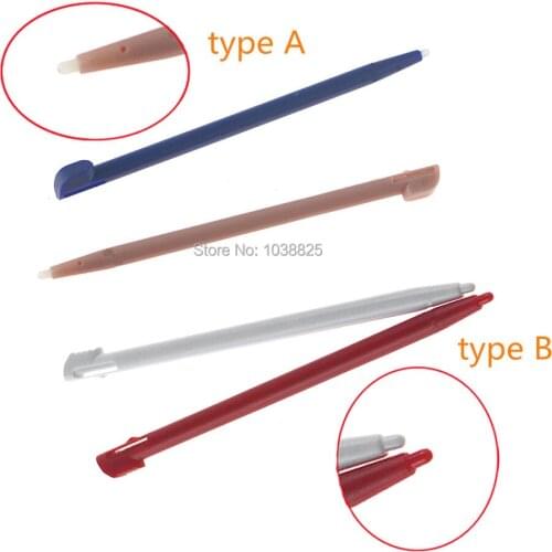 6pcs/lot Plastic Screen Touch Stylus Pen for 2DS Console(2 type available)