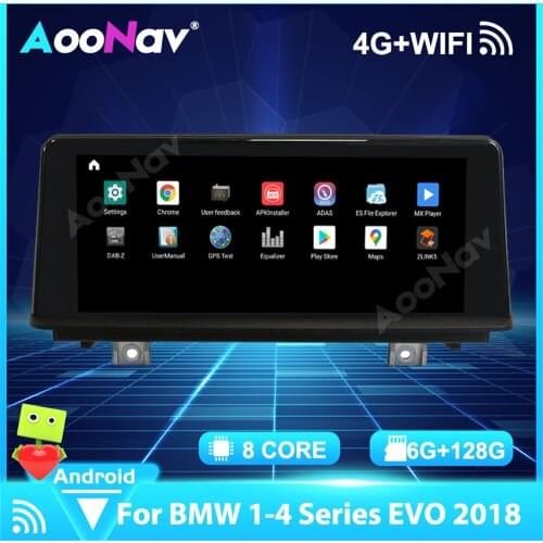 Android 11.0 Car Multimedia Player GPS Navigation Stereo Radio For BMW 1-4 Series EVO 2018 4G WIFI Wireless Carplay