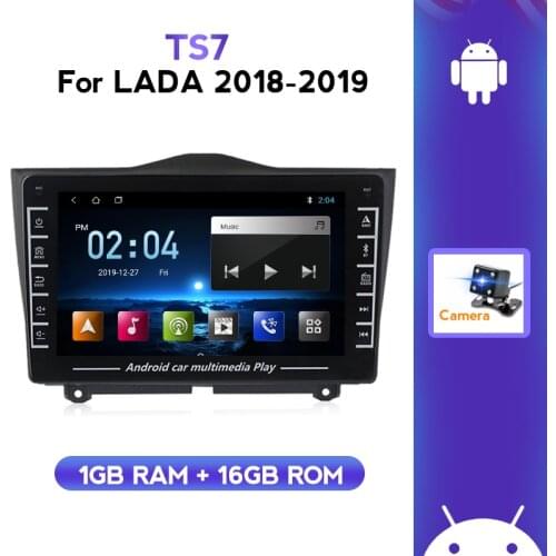 Car Multimedia Video Player For LADA Granta Cross 2018 - 2019 Navigation GPS Android Stereo Autoradio Steering Wheel Control USB