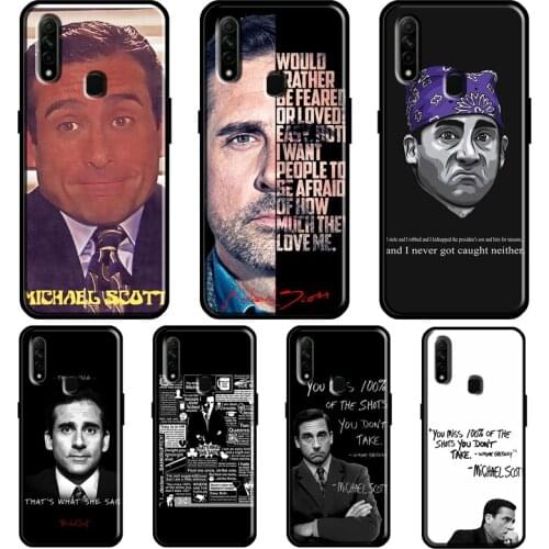 Michael Scott The Office For OPPO Find X3 Pro A5 A9 A53 A31 2020 A1K A3S A5S A15 A52 A72 A83 A91 F5 Reno 2 Z Case