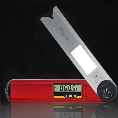 High Precision Digital Electronic Angle Finder Gauge Protractor Inclinometer Level Alunimun Alloy Woodworking