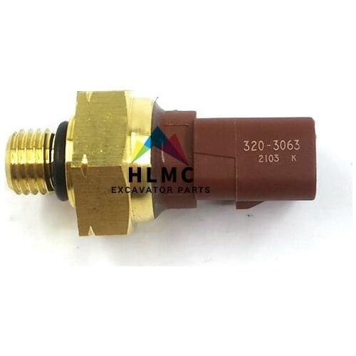 CAT E330D Excavator Electric Parts C9 Engine Pressure Sensor 3203063 320-3063