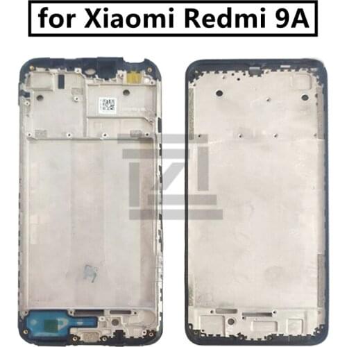 For Xiaomi Redmi 9A Middle Frame Plate LCD Supporting Mid Faceplate Frame Bezel Housing Replacement Parts for Redmi 9a