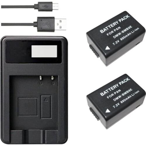 DMW-BMB9 BMB9 BP-DC9 BPDC9 Full Decoded Battery+Charger for Panasonic Lumix DMC-FZ70 FZ40K DMC-FZ45K FZ47K FZ48K FZ60 FZ62