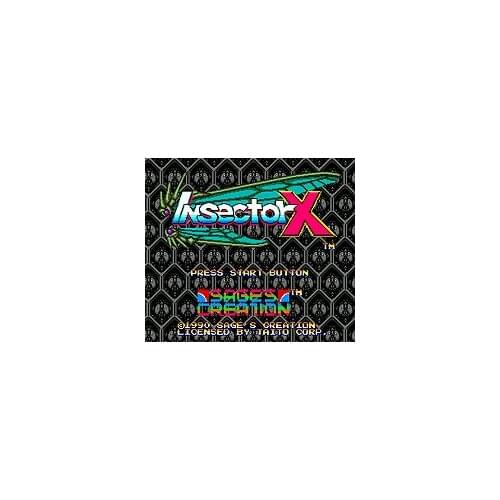 Insector X 16 bit MD Game Card For Sega Mega Drive For Genesis