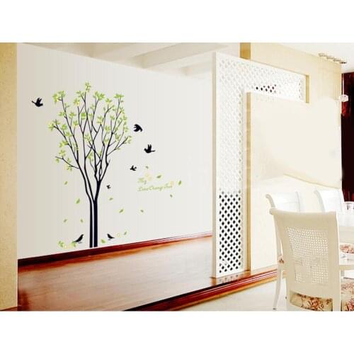 Наклейки деревья на стену LanLan China At AliExpress