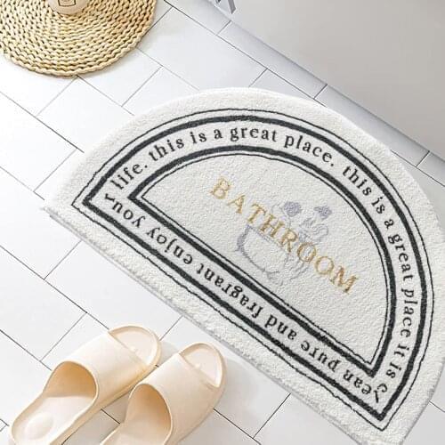 LESUPERAY Soft Bathroom Rugs