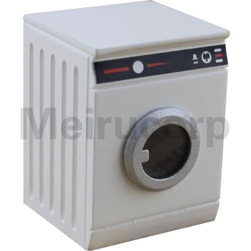 1:12 scale dollhouse miniature Household appliance model white drum washing machine