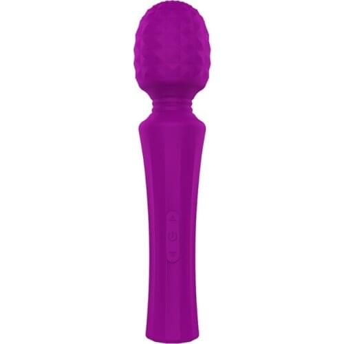 Wand Massager Powerful with Memory, Portable Massage Wand with 5 Speeds 8 Patterns, Cordless and Handheld, USB Rechargea
