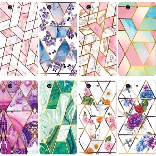 Soft Phone Case for Sony Xperia Z3 Compact / Z3 Mini M55W D5803 Funda Glossy Colorful Silicone Phone Back Cover Geometric Marble