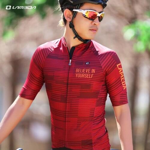 LAMEDA New Arrivals Top Quality Men Pro Team Summer Cycling Jersey Short Sleeve Super Breathable Bicycle Jersey Bike Clothing
