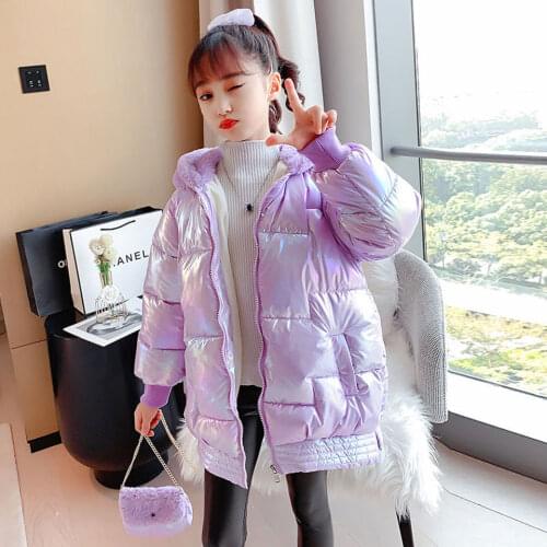 Winter Fashion Coats For Age 3 4 5 6 8 10 12 Year Casual Cute Baby Girl Down Jackets Outerwear Warm Hooded Kids Winter Coats