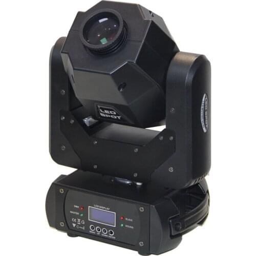 Professional DJ Spot lights 60W LED Gobo Moving Head Light 11 gobos with 3 facet prism effects stage lighting disco projector