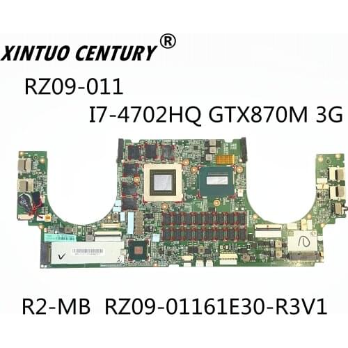 RZ09-01161E30-R3V1 For Razer RZ09-011 Laptop anakart I7-4702HQ CPU GTX870M 3G 100% tested
