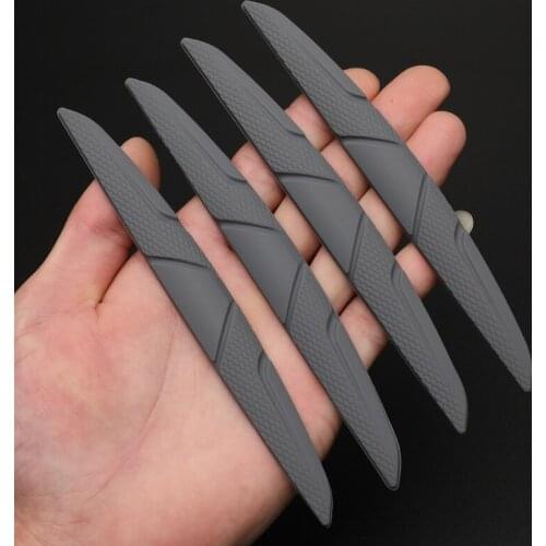 Universal 4 PCS Door Edge Protection Scratch Protector Rearview Mirror Door Handle Anti-collision Bumper Bar Strips Accessories
