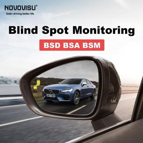 Car BSD System BSA BSM Blind Spot Detection Driving Warning Safety Radar Alert Mirror For Volvo S90