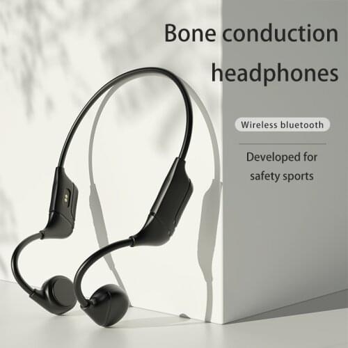 For Xiaomi huawei Smartphones Bone Conduction Earphones Bluetooth 5.0 Wireless Headsets Outdoor Sport with Microphone
