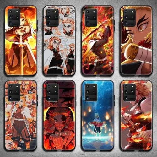 Rengoku Kyoujurou Demon Slayer Kimetsu no Yaiba Phone Case for Samsung S20 plus Ultra S6 S7 edge S8 S9 plus S10 5G lite 2020