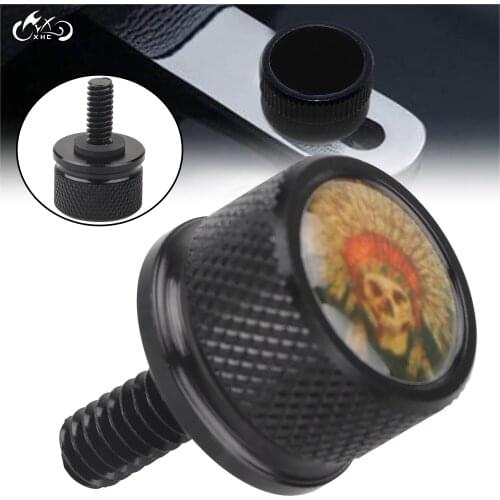 Black Rear Fender Seat Bolt Screw Mount Fit For Harley Road Street Glide Dyna Street Bob FXDB Fat Bob FXDF Ultra Limited FLHTK