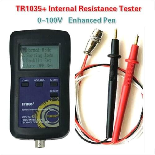 0-100V Digital Original Four-line TR1035 Lithium Battery Internal Resistance Test 18650 Dry Battery Tester With Enhanced Pen