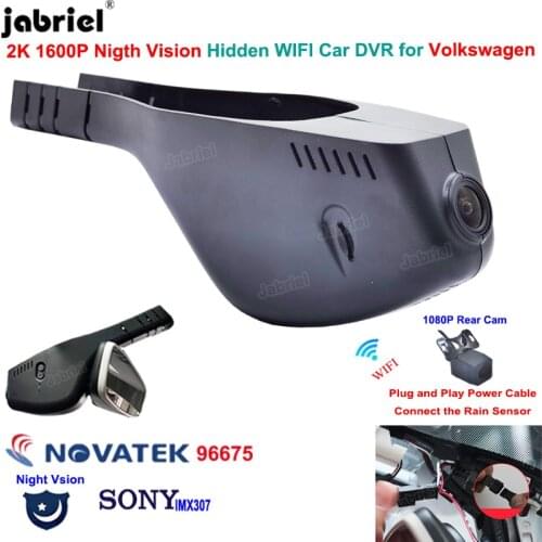 For Skoda Octavia Rapid Kamiq Kodiaq superb For Volkswagen Tiguan Passat Touran Golf Arteon Sharan Multivan 2K Car DVR Dash Cam