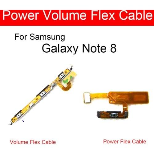 Power & Volume Flex Cable For Samsung Galaxy Note 8 Note8 N950F N950 Volume Button Switch Power Control Side Key Flex Cable