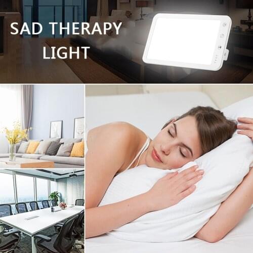 Sad Lamp 5 level Dimming Phototherapy Bionic Solar Light Touch Therapy Light Lamp Depression Anti-fatigue Lamp Timed