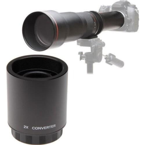 JINTU 420-1600mm Telephoto Lens with 2X teleconverter lens for Nikon J1 J2 J3 j4 j5 J6 V1 V2 S1 S2 Compact camera