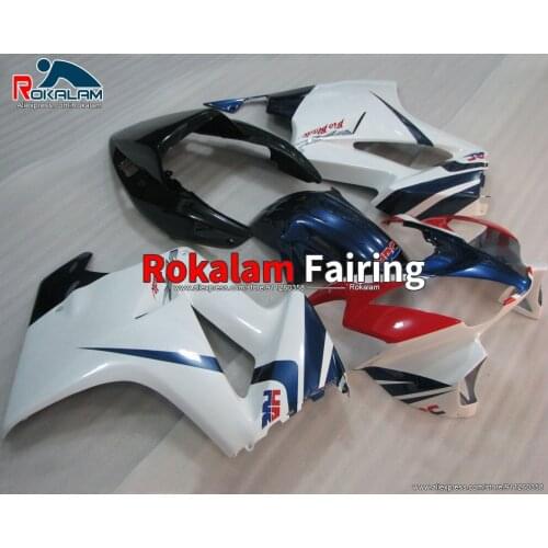 Bodyw Kit For Honda VFR800 2002 2012 VFR-800 2005 2008 2010 VFR 800 02 12 Motorbike White Fairing Kit (Injection Molding)