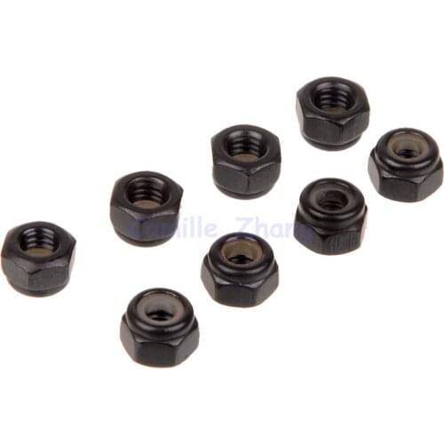 02055 Metal Nylon Nut M4 8P RC HSP For 1/10 OriginalPart On-Road Car/Buggy/Truck