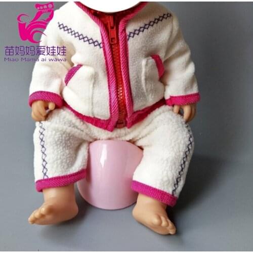 Baby Doll Clothes Fit 43cm baby Doll Cute Jackets and Jumpers Rompers for 18 inch Doll Clothes Children Gifts